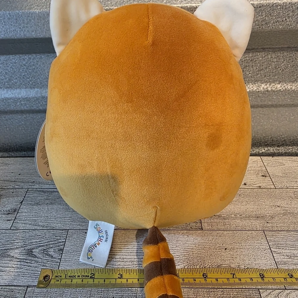 Squishmallows Orange and Brown Fox with Cookie